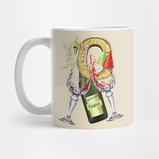 Festive-party letter C Mug